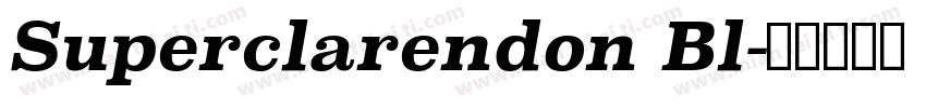 Superclarendon Bl字体转换